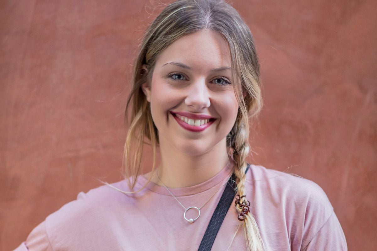 student with braids
