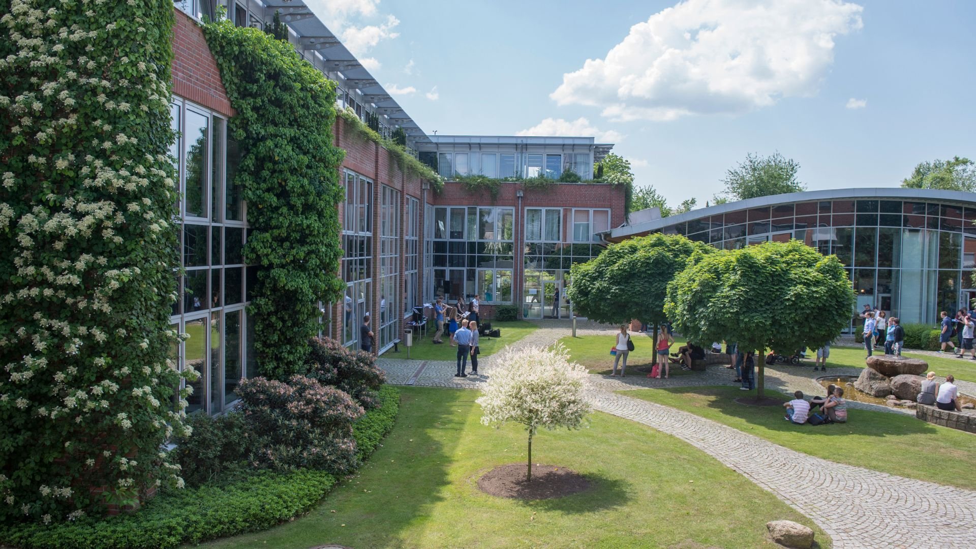 Campus inner courtyard