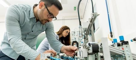 Forschungsteam im Labor