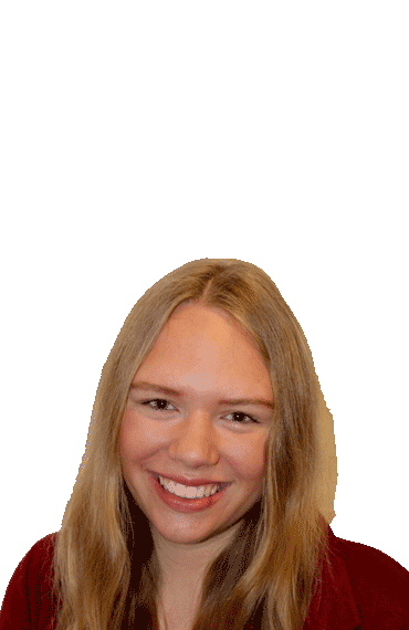 lachende Studentin